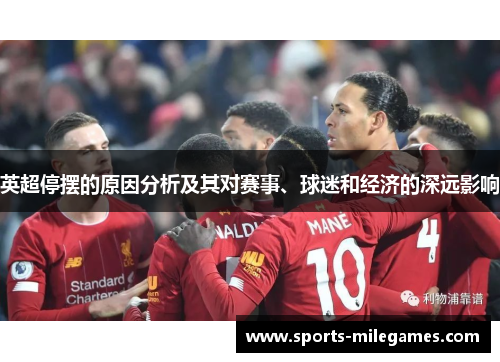 英超停摆的原因分析及其对赛事、球迷和经济的深远影响 英超停摆的原因分析及其对赛事、球迷和经济的深远影响